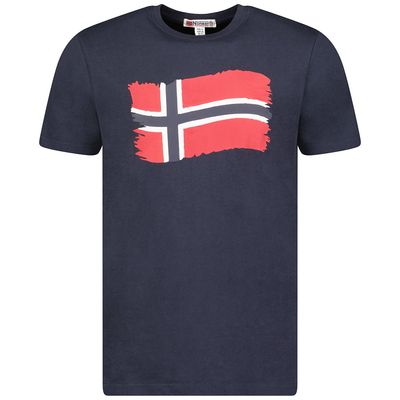 Navy Short Sleeve Crew Neck T-Shirt_img_0