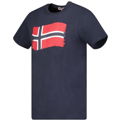 Navy Short Sleeve Crew Neck T-Shirt_img_1