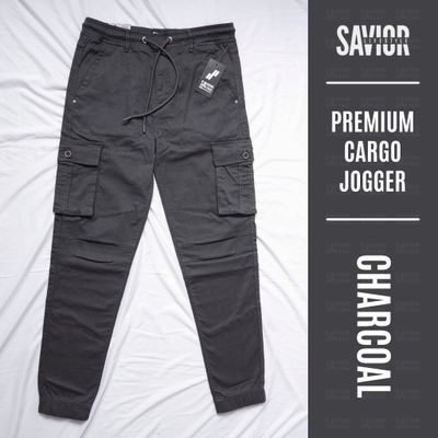 Charcoal Color Premium Cargo Jogger – Rugged Fit & Utility_img_0