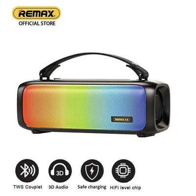 Remax RB-M67 Portable Super Bass Wireless Speaker with RGB Lights_img_1