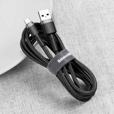 Baseus Cafule Cable Durable Nylon Braided Wire USB Type-C (CATKLF-BG1)_img_2