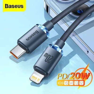 Baseus Crystal Shine Series 20W Fast Charging Type-C To Lightning Data Cable (CAJY000201)_img_1