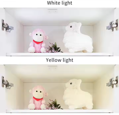 Cabinet Hinge LED Light – Auto On-Off Smart Lighting for Cabinets with Battery_img_1