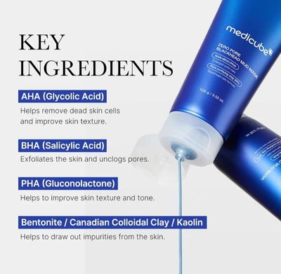 Medicube Zero Pore Blackhead Mud Facial Mask - 100g_img_1