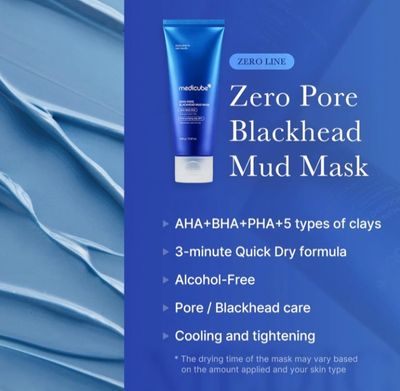 Medicube Zero Pore Blackhead Mud Facial Mask - 100g_img_2