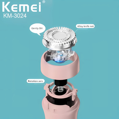 KEMEI KM-3024 Professional 4-in-1 shaver, trimmer for women_img_2
