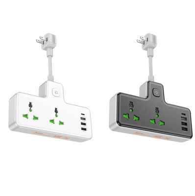 HOCO AC11A Voyage 2-Position Expansion Socket (1C3A) (EU) – White Color ._img_1