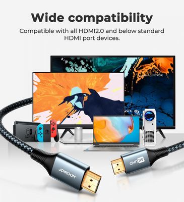 Joyroom SY-20H1 HDMI To HDMI Cable (4K@60Hz)_img_1