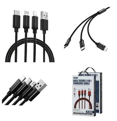Remax PD-B31th 2.8A Agile Nylon 3in1 Cable_img_0