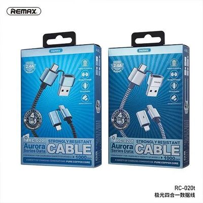 REMAX RC-020T Aurora Series Data Strongly Resistant 4 In 1 Data Cable_img_1