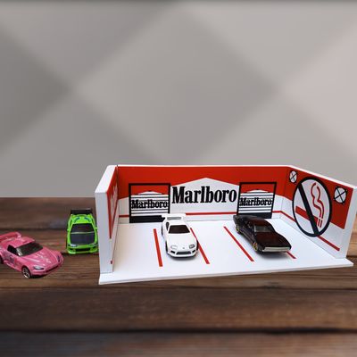 Marlboro Garage Diorama – Model Car Display Scene | IndecorBD_img_2