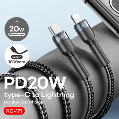 Remax RC-171 Type-C to iPhone Data Cable – 1 Meter_img_2