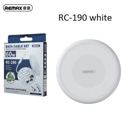 Remax RC-190 Multifunction Data Cable set – White Color_img_1