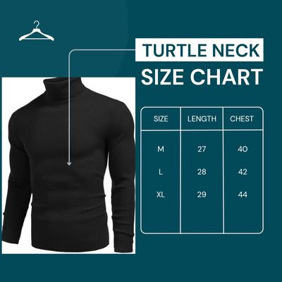 Men's Casual Knit Turtleneck Sweater_img_5