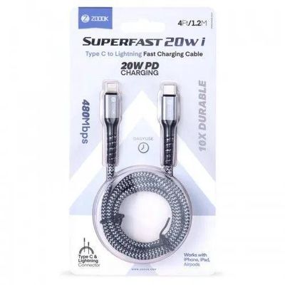 ZOOOK Superfast 20W I USB Type-C To Lightning Fast Charging Cable_img_1
