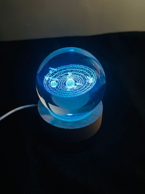 3D Crystal Ball – Solar System (7 Color Base)_img_1
