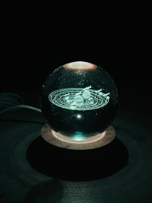 3D Crystal Ball – Solar System (7 Color Base)_img_2