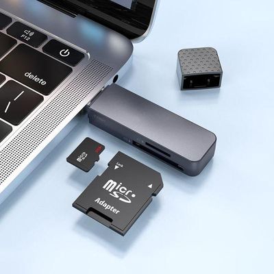 Hoco HB45 2 In 1 OTG Card Reader (USB2.0- 480Mbps.)_img_1