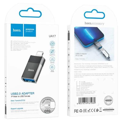 Hoco UA17 Adapter Lightning Male to USB Female_img_1