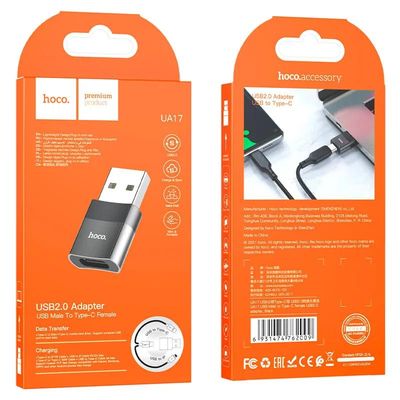 HOCO UA17 USB Male to Type C Female Adapter_img_1