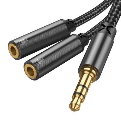 Joyroom SY-A04 Male to Female Y-splitter Audio Cable Support Voice Call_img_2