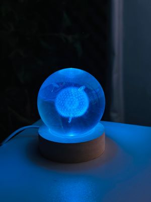 3D Crystal Ball – Dandelion (7 Color Base)_img_0