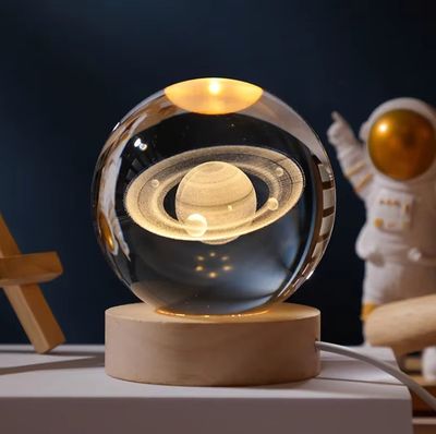 3D Crystal Ball – Saturn (7 Color Base)_img_0