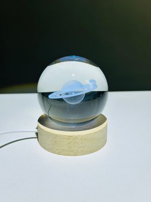 3D Crystal Ball – Saturn (7 Color Base)_img_3