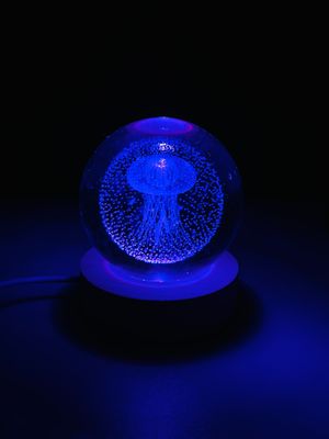 3D Crystal Ball – Jellyfish (7 Color Base)_img_2