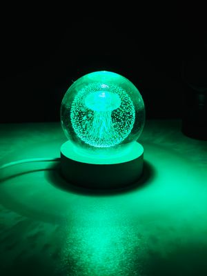3D Crystal Ball – Jellyfish (7 Color Base)_img_4