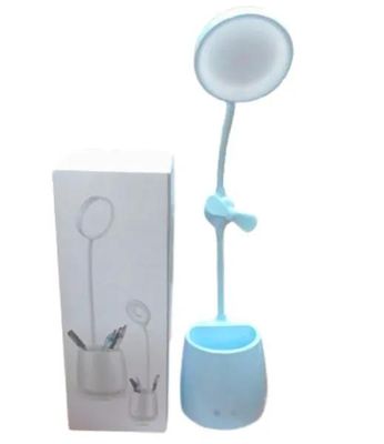 Desk Pen Holder With Led Lamp And Fan_img_0