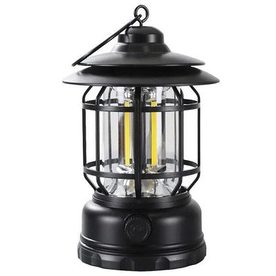 Multifunctional Rechargeable Stepless Dimming Handheld LED Camping Lamp Vintage Portable Lantern_img_0