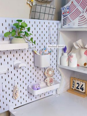 22×22 Square Inch Melamine PegBoard – Premium Wall Organizer_img_2