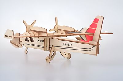 Amphibious Bomber 3D Wooden Puzzle (Model)_img_4