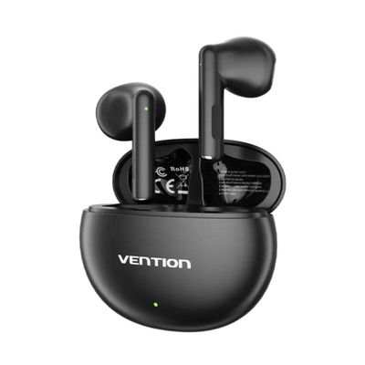 VENTION NBKB0 Elf E06 True Wireless Bluetooth Earbuds – Black_img_0