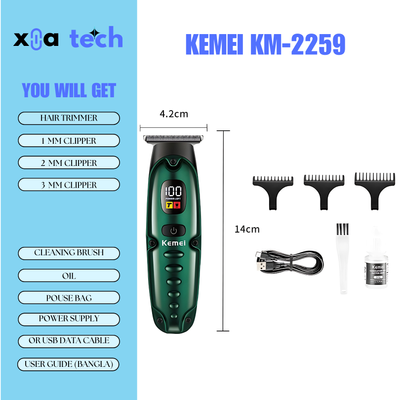 Kemei KM-2259 Professional Hair Trimmer for Men_img_1