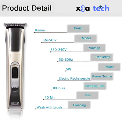 Kemei KM-5017 Professional Hair Trimmer for Men_img_6