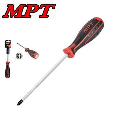 MPT Star Screwdriver, Cr-V, Phillips ( PH0x75 | PH0x100 | PH1x75 | PH1x100 | PH1x150 | PH2x38 | PH2x100 | PH2x125 | PH2x150 | PH3x150 | PH3x200mm ) MHA01001_img_0