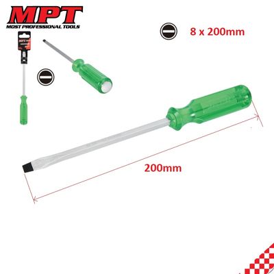 MPT Go Through Slotted Screwdriver, ( MHA01010-6x150 | MHA01010-8x200 ), Cr-V; MHA01010_img_2