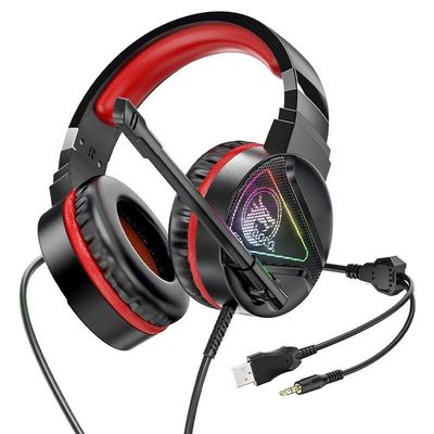 Hoco W104 Gaming Headphone – Red Color_img_2