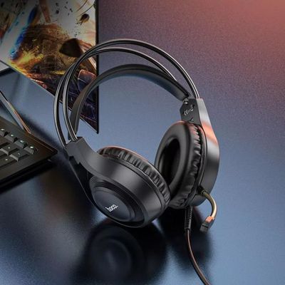 Hoco W106 Gaming Headphone – Black Color_img_1