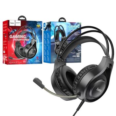 Hoco W106 Gaming Headphone – Black Color_img_0