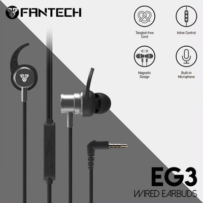 Fantech Scar EG3 3.5mm In-Ear Gaming Earphone Black Color_img_1