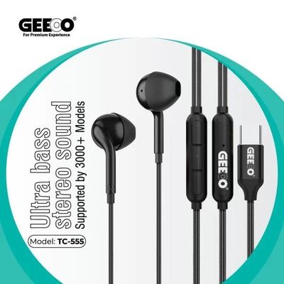 Geeoo TC-555 Type-C Semi In-Ear Wired Earphone_img_0