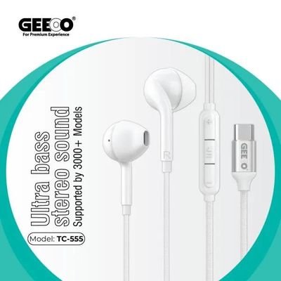 Geeoo TC-555 Type-C Semi In-Ear Wired Earphone_img_1