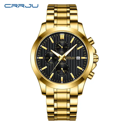 Stainless Steel Chronograph Watch for Men_img_1