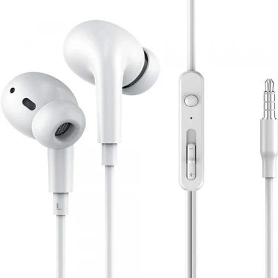 Tuddrom Mo8 Fashion Music 3.5mm Jack Earphone- White Color_img_0