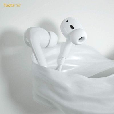 Tuddrom Mo8 Fashion Music 3.5mm Jack Earphone- White Color_img_1