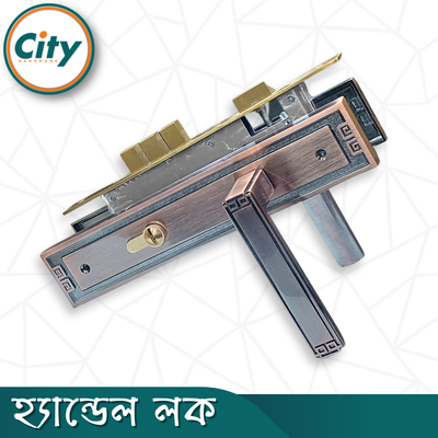 উচ্চ সুরক্ষা স্ট্যান্ডার্ড সাইজের হ্যান্ডেল লক প্রধান দরজার জন্য লক অ্যান্টিক রঙের দরজার লক Door Lock_img_2