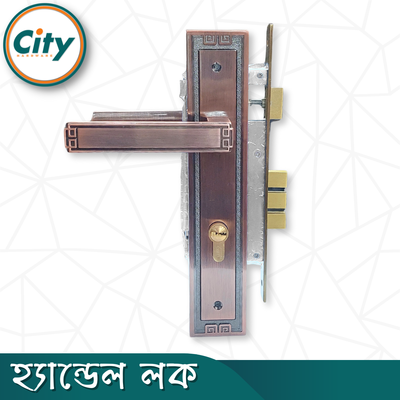 উচ্চ সুরক্ষা স্ট্যান্ডার্ড সাইজের হ্যান্ডেল লক প্রধান দরজার জন্য লক অ্যান্টিক রঙের দরজার লক Door Lock_img_3